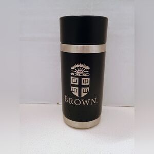 YETI Brown University Black Stainless Steel Tumbler Dishwasher Safe 12 Oz